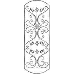 panneaux en fer forger 