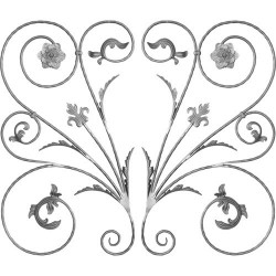 panneaux en fer forger 