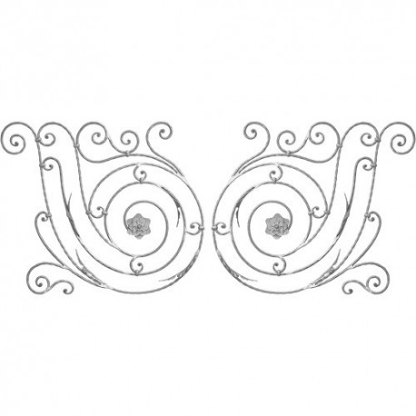 panneaux en fer forger 