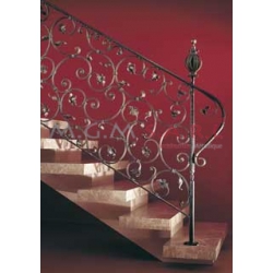 rampe d'escalier en fer forgé 01